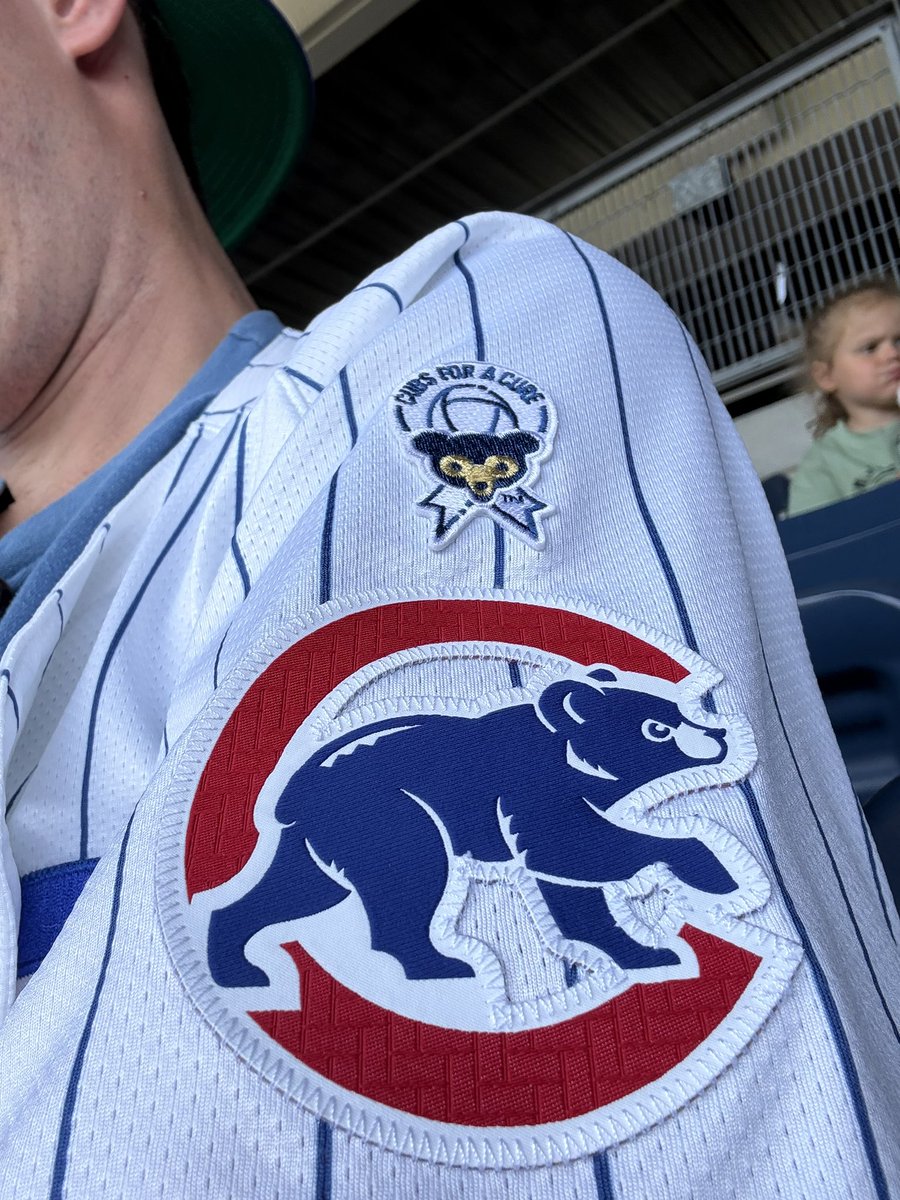 DannyParkins's tweet image. Wearing my Cubs for a Cure Counsell jersey for Owen’s first experience as a road fan. Yankee Stadium not a bad venue for it. Also got his uncle @getnickwright to a ballgame.
Let’s get some runs!