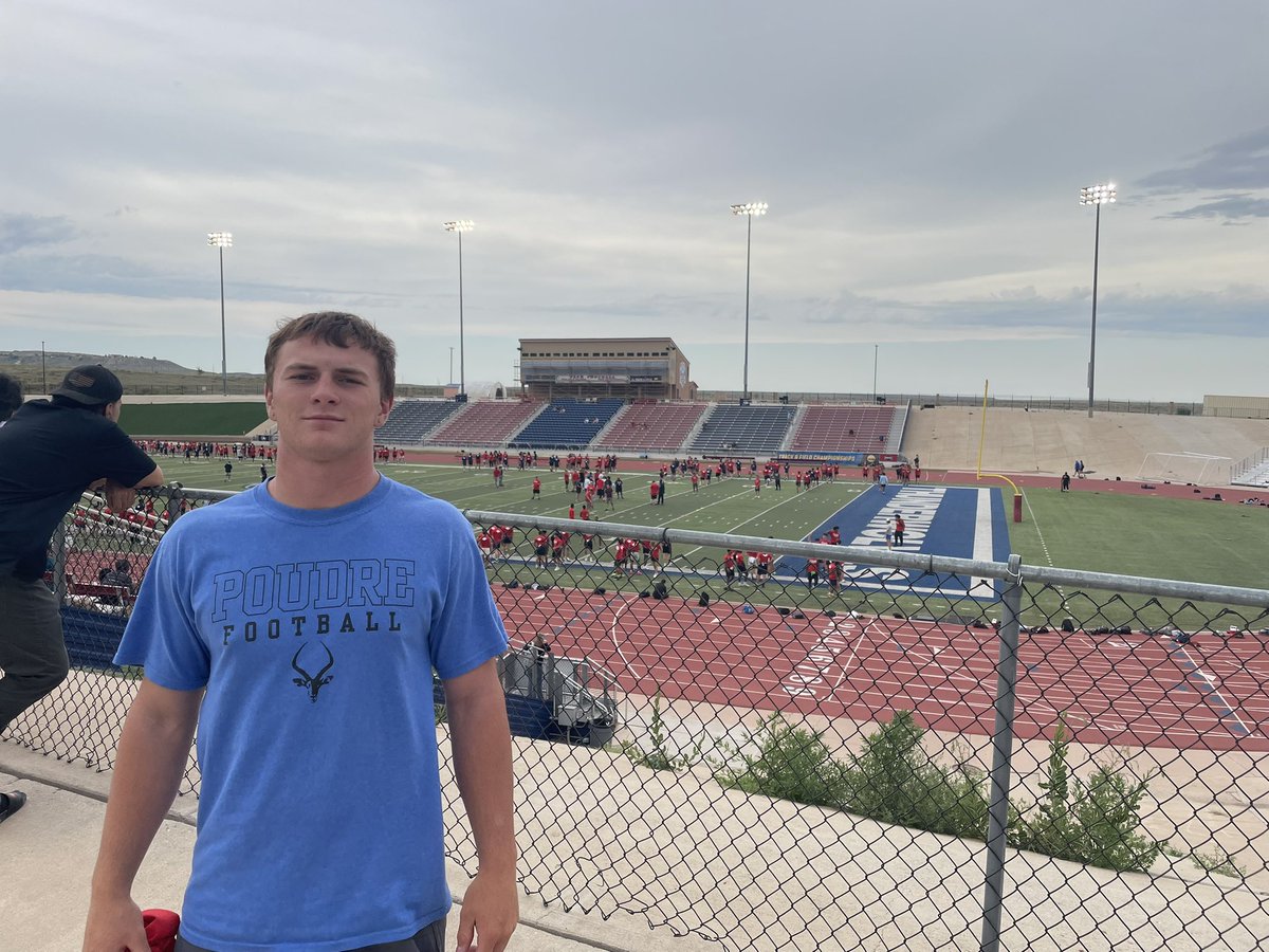 Garrett Sims (@sims_garre34858) on Twitter photo Was very excited to go down to Colorado State University Pueblo and meet with the coaching staff and see the campus and area! Can’t wait to head back for a game day visit! 🔵🐺🔴
<a href="/PhilipVigil/">Coach Vigil</a> <a href="/CoachMoffett5/">Blake Moffett</a> <a href="/CoachFaske/">Caid Faske</a> <a href="/CoachBehbahani/">Neema Behbahani</a> <a href="/paulbrowning81/">Paul Browning</a> Was very excited to go down to Colorado State University Pueblo and meet with the coaching staff and see the campus and area! Can’t wait to head back for a game day visit! 🔵🐺🔴
<a href="/PhilipVigil/">Coach Vigil</a> <a href="/CoachMoffett5/">Blake Moffett</a> <a href="/CoachFaske/">Caid Faske</a> <a href="/CoachBehbahani/">Neema Behbahani</a> <a href="/paulbrowning81/">Paul Browning</a>