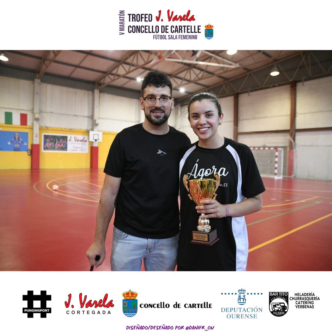 CartelleMaraton's tweet photo. 🏅Espacio Deportivo Àgora acadou o terceiro posto no Torneo! Parabéns polo gran traballo! 👏🎉

#venaoutomuro #outomuroesFSF #cartelle https://t.co/M3eEY7lrHr