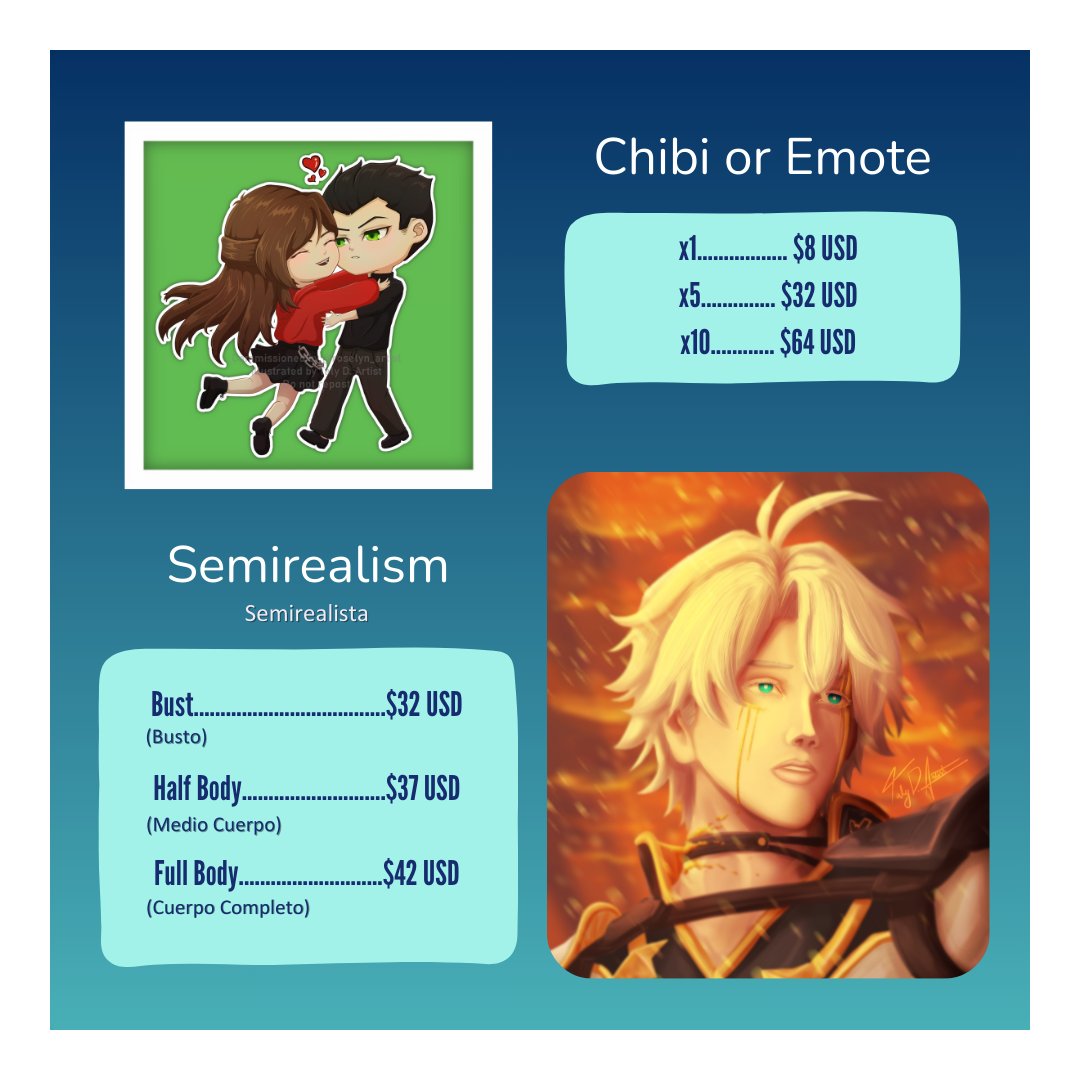 TalyDArtist's tweet photo. ✨Commissions open✨
•Feel free to ask any questions in the DM. 
•Remember that all prices are relative and may change depending on the complexity of the commission. 
•Please read the terms and conditions^^
.
.
.
#commissionsopen #ComisionesAbiertas #ArtCommission https://t.co/UfBnvQgmw5