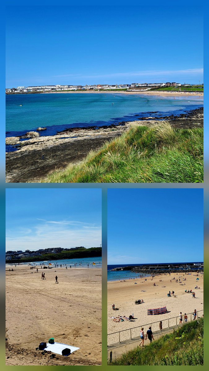 #TheOpen week officially started today. A perfect summer holiday day in Portrush on Sunday as the heatwave continues 🌞 ☀️ 🍕 🍦 🍷