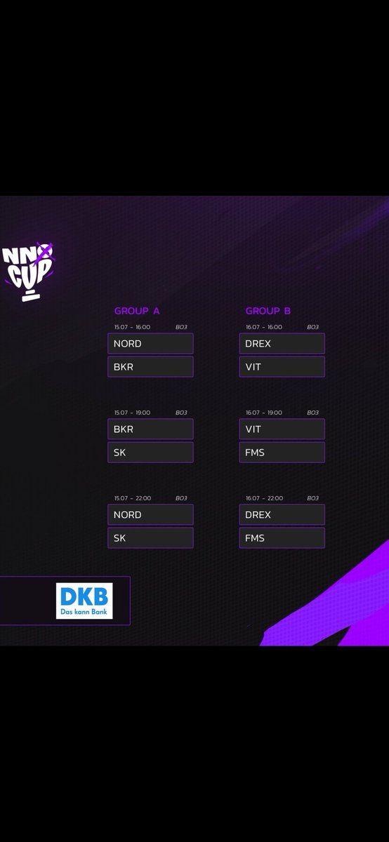 Mit einigen coolen Gästen werde ich die Gruppenphase des NNO Cups casten!

Bin sehr gespannt, wie die beiden LEC Teams performen werden!