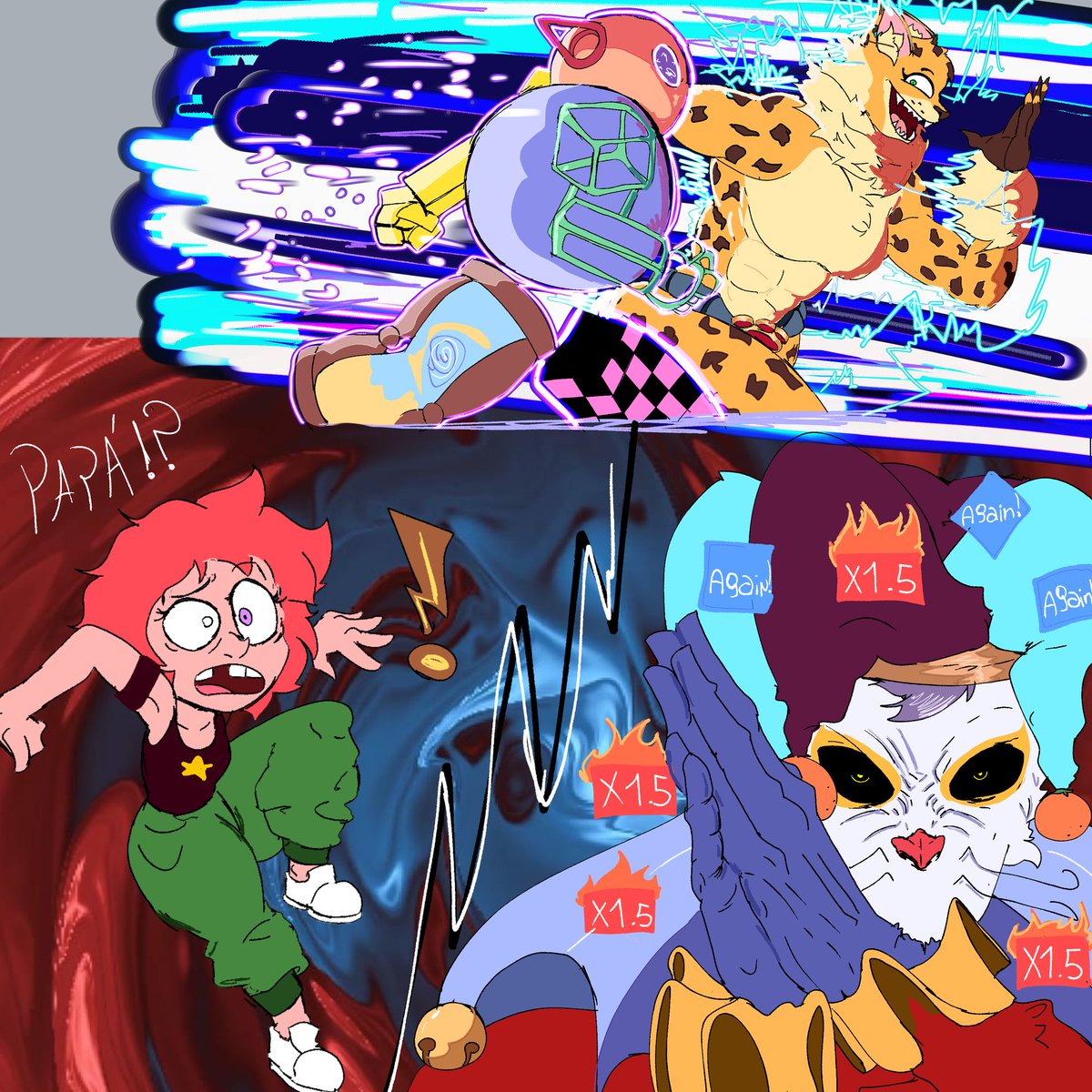 jackospringtrap's tweet image. Dibujos sencillos pero divertidos