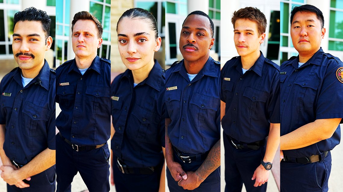 For Leah Cardenas, Braden Darge, Julian Means, Alex Yang, Nick Holland and Omar Arellano, the path to <a href="/charlottefire/">Charlotte Fire Dept.</a> has been personal and powerful. Whether inspired by family legacies, military service or unforgettable moments with first responders, each recruit shares a sense