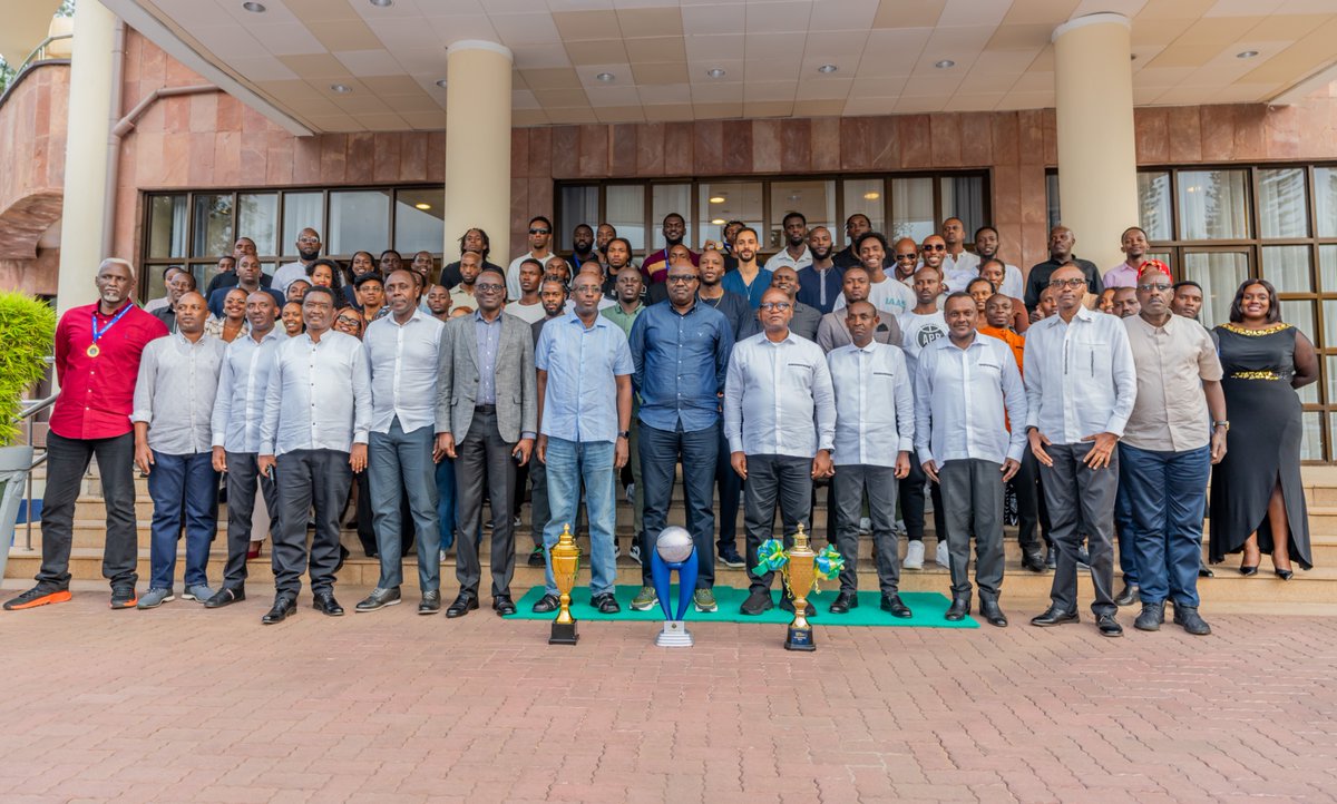 RwandaMoD's tweet image. The Minister of Defence, Hon Juvenal Marizamunda, today presided over a ceremony in honor of the victorious Basketball team following their outstanding performance in the 2025 Basketball Africa League (BAL), where the team secured an impressive third-place finish and also secured…