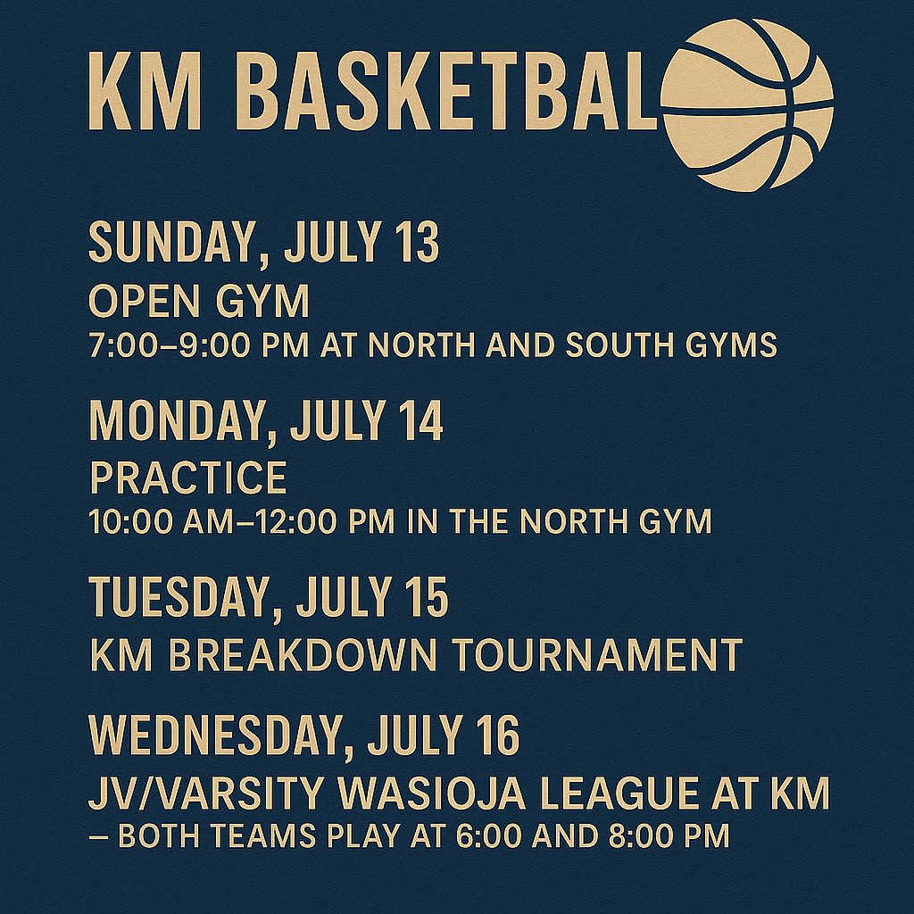 Here’s what is coming up on this weeks summer commitment: