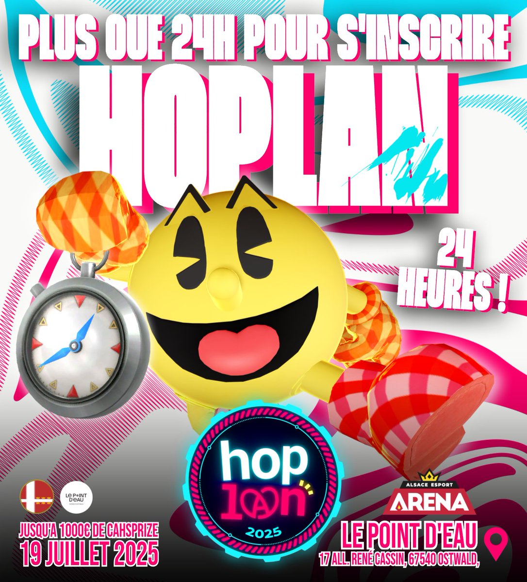 StrasTourneys's tweet image. Il est 20h, ce qui signifie qu&apos;il ne reste plus que 24h pour s&apos;inscrire à la HopLan 2025 ‼️⏱️

Ne perdez pas de temps, pour s&apos;inscrire c&apos;est par ici :
start.gg/tournament/hop…