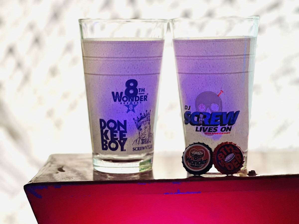 Happy 713 Day, HTOWN!!!! 🤘

We’ve got some limited, vintage DJ Screw glasses for sale plus all sorts of 713 deals happening at 8th Wonder today. Oh yeah, Lil Keke will be here with the Texans celebrating with some new merch! Free event! Pull up!