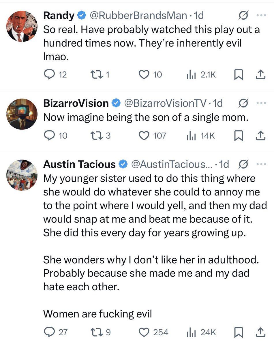 imheretolurk13's tweet photo. Just really nasty stuff. My heart hurts for these men’s daughters and other female family members. https://t.co/pzlJZwBAUb