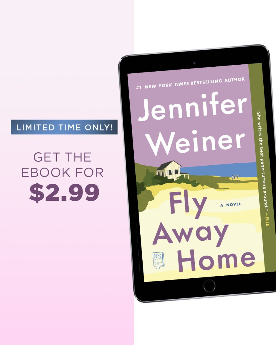 AtriaBooks's tweet image. Looking for your next great read? Jennifer Weiner’s ebooks are just $2.99 each this July—don’t miss your chance to experience the stories everyone’s talking about! 📖
