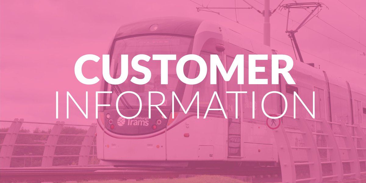 Due to a medical emergency at Princes Street Tram stop, we will be running between Airport - West End and Picardy Place to Newhaven Only. Ticket acceptance is in place with Lothian Buses between Picardy Place and West End.