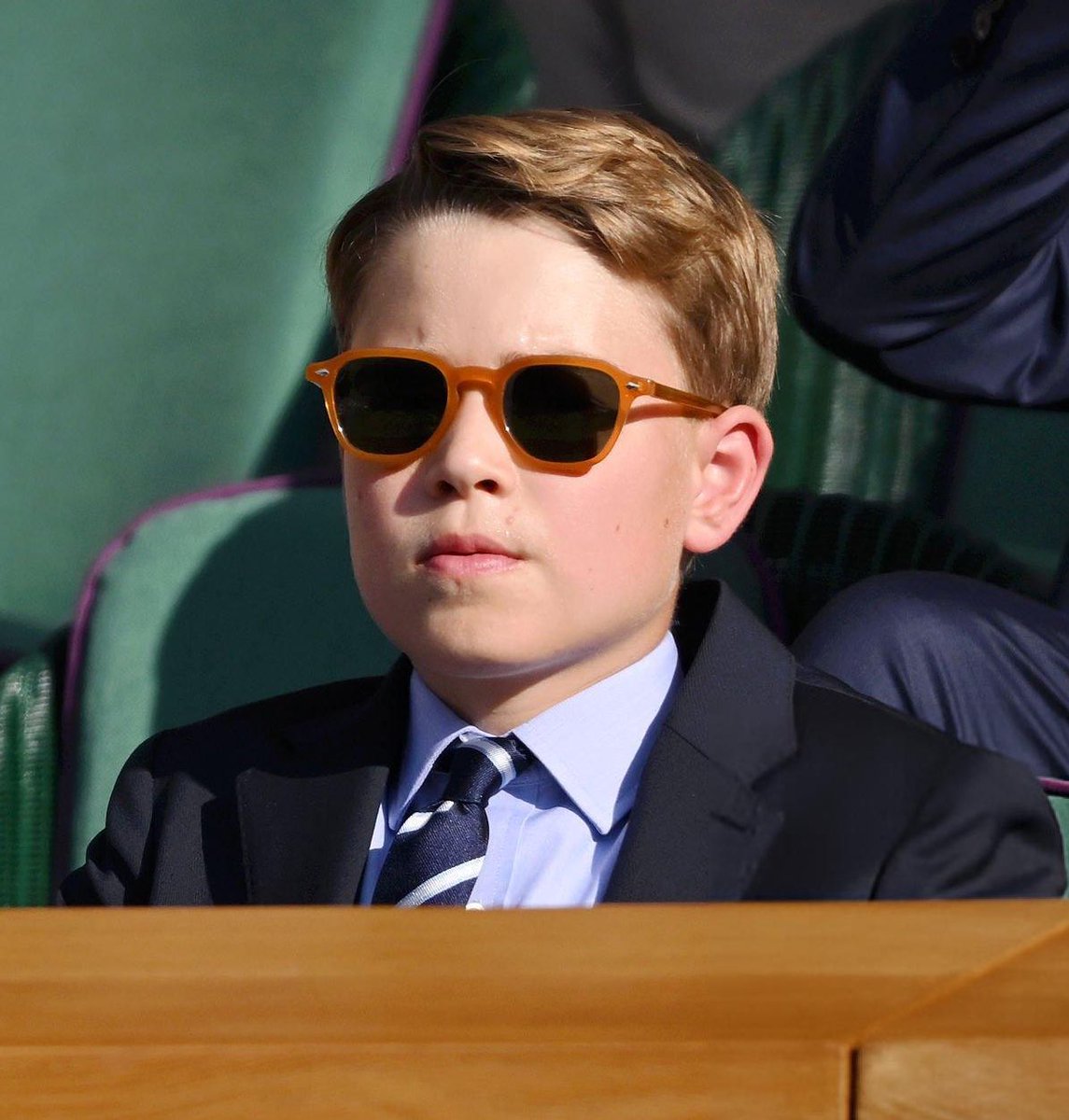 The coolest 😎

Prince George today at #Wimbledon