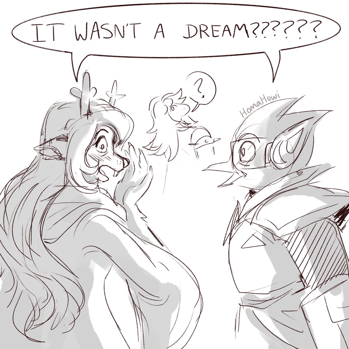 HomaHowiArts's tweet image. Unserious sketches from the past week #DELTARUNE