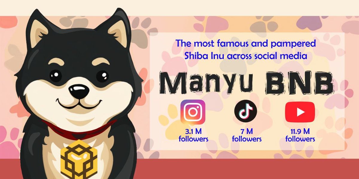🐾Little Manyu BSC has arrived on Binance Smart Chain!
After shaking up ETH, he's back with low tax, buybacks, alpha team &amp; top KOLs behind him🔥

🚀Fairlaunch – Max buy: 0.39 BNB
🔗Pinksale: pinksale.finance/launchpad/bsc/…
📢 TG: t.me/ManyuBNB
#LittleManyu #BSCGem #Fairlaunch
