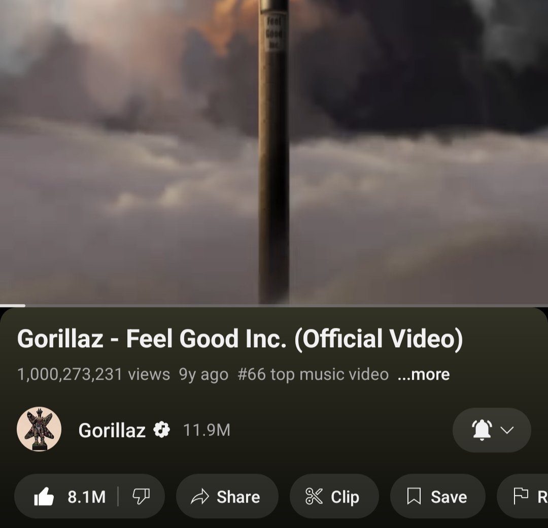 Artemon_az's tweet image. One billion. This video deserved it a long time ago