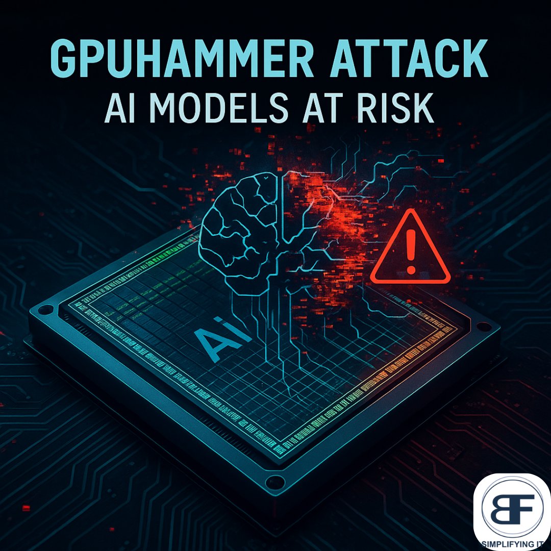 bluefactorbf's tweet image. 🔐 GPUHammer Alert! 📖 Read the full post at:-

bluefactor.com/blog/gpuhammer…

#CyberSecurityAlert #VendorBreach #MainStreetBank #DataSecurity #BlueFactorProtects #cybersecurity #managedservices #businessprotection #bluefactor 
#cybersecurity #gpuhammer #attacks #nvidia #rowhammer