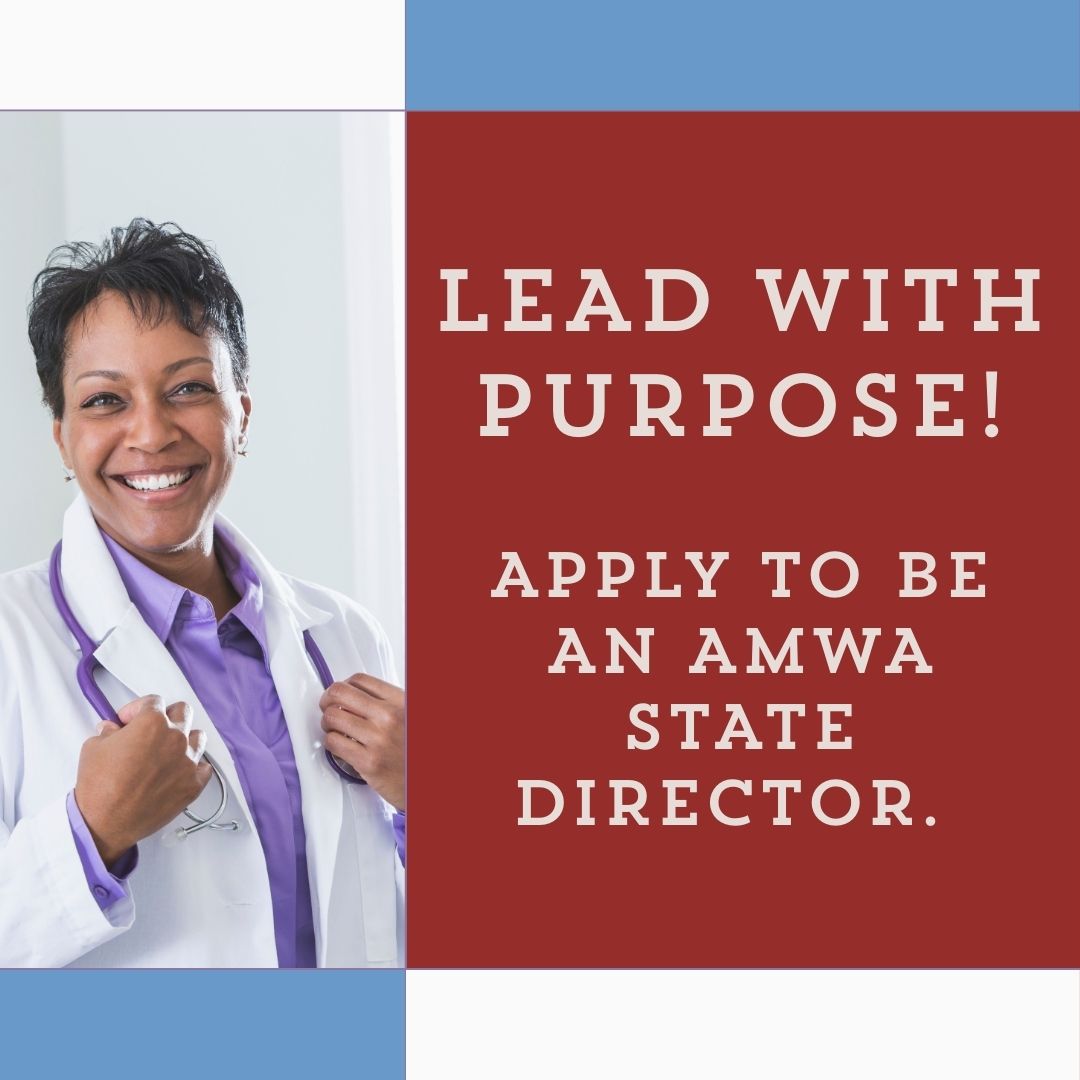 AMWADoctors's tweet image. Are you ready to take your leadership to the next level and help drive national impact at the local level?
AMWA is seeking passionate changemakers to serve as State Directors—visionary leaders who will build and lead a team of Ambassadors, champion advocacy efforts, and amplify…