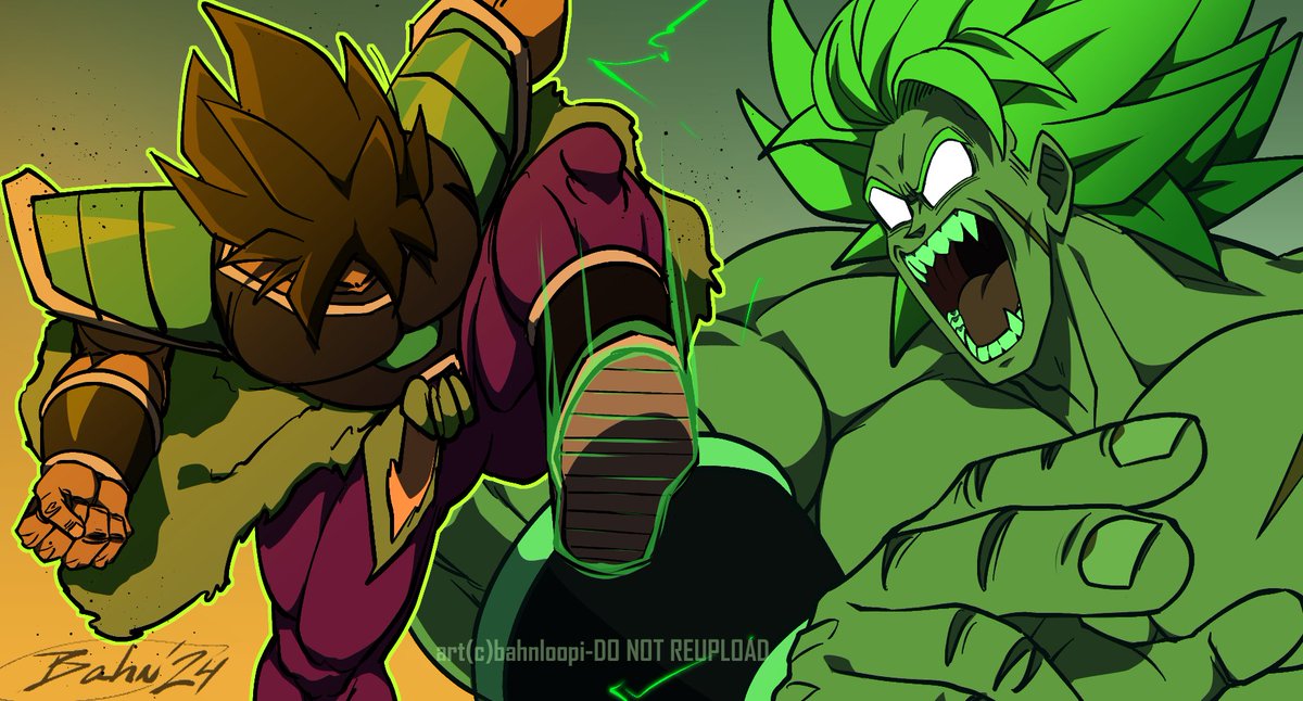 (Repost)
I don't draw SBroly solo a lot but I like these two personally.