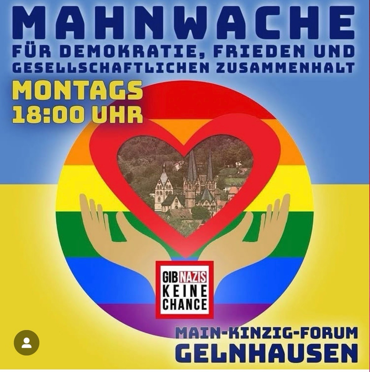 Morgen in #Gelnhausen

Mahnwache für Demokratie, Frieden 7nd gesellschaftlichen Zusammenhalt

👉🏽 14. Juli 2025, 18:00 Uhr
👉🏽 Gelnhausen, Main-Kinzig-Forum

instagram.com/p/DMAIA4jIkgA/…