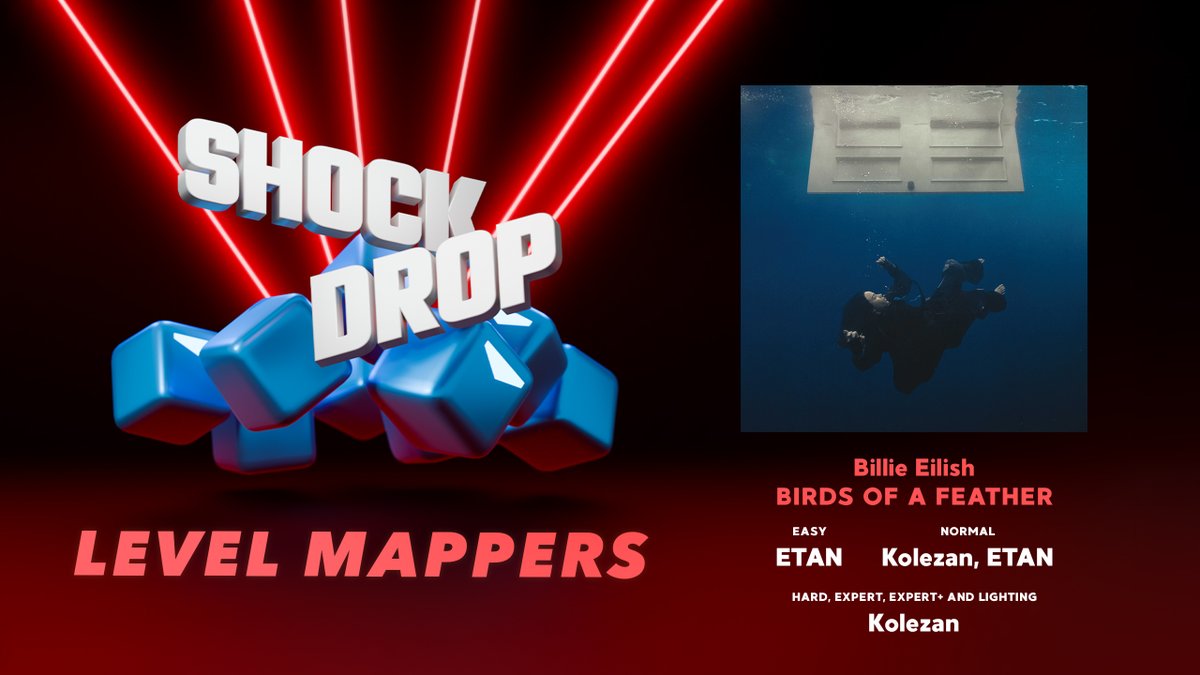 The mapping of the new Shock Drop “BIRDS OF A FEATHER“ was a collaborative effort between two mappers - Kolezan and ETAN. You did great, guys! 👏