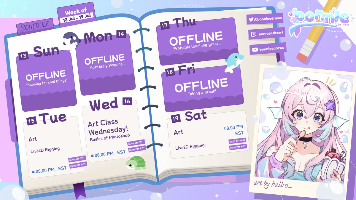 🫧 Bonnie Brushstroke 🐬✨🎨 Vtuber & Artist tweet media