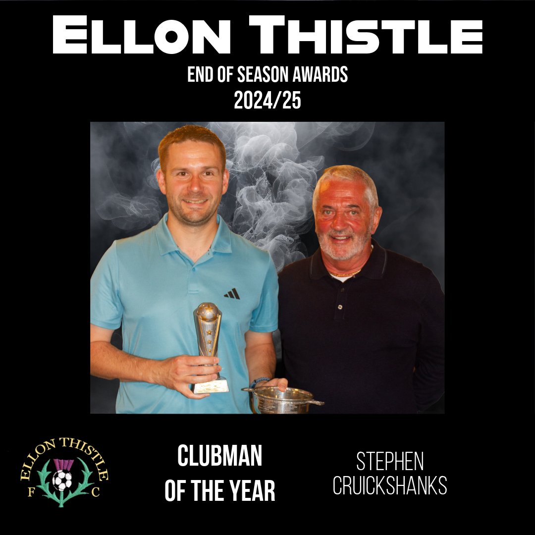 Ellon Thistle - End Of Season Awards 2024/25

Clubman of the year

Stephen Cruickshanks

Sponsored for 2024/25 by Integrated Valve Solutions and Handy Murray Property Maintenance