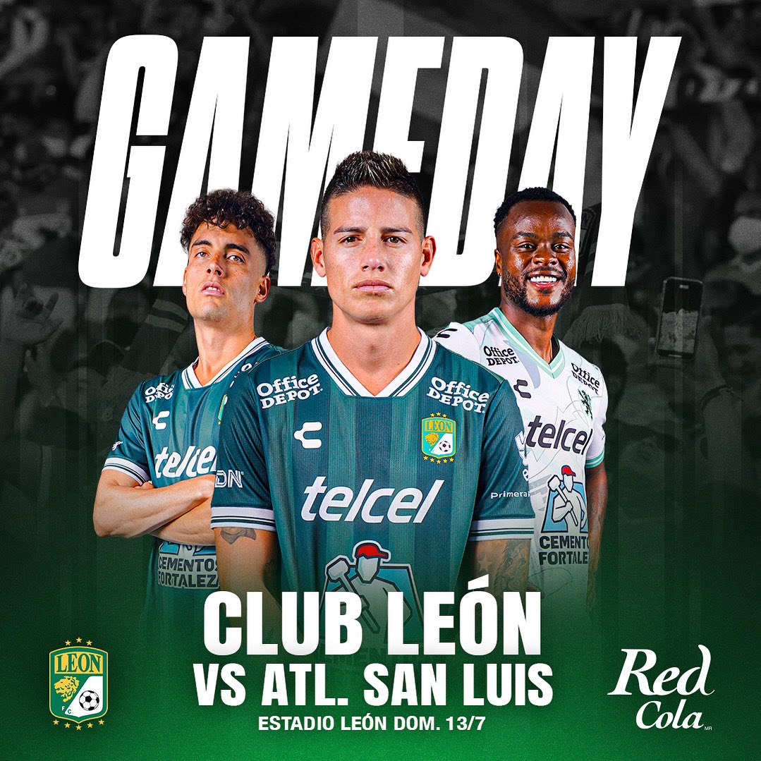 🔥 ¡Día de partido en el Nou Camp! 🔥

León ruge en casa y va por los tres puntos ante Atlético San Luis.

💪 ¡Vamos con todo, Fiera! 🦁

#AGA #ElSaborDelDeporte #Leon