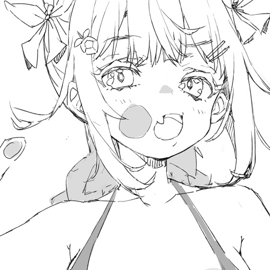 ガラス張りから見るメイメイちゃんとネムちゃん 