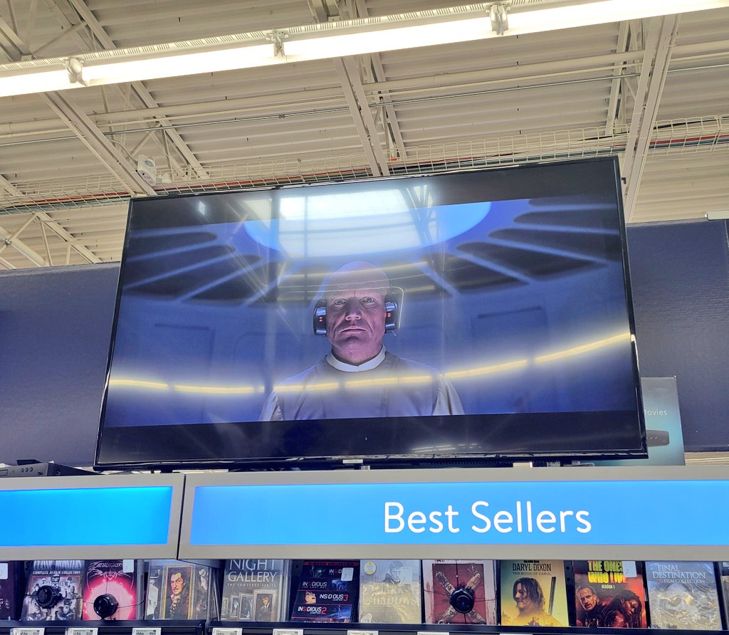 The Walmart by me has been playing Empire Strikes Back in the electronics sections since at least 2006