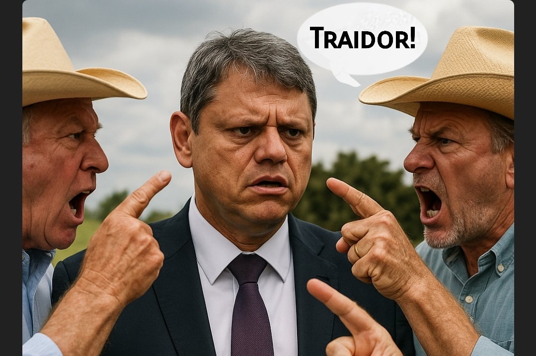 jgsanguineto's tweet photo. O vassalo do fascismo mostrou sua face e agora é inimigo dos bolsonaristas.
TARCÍSIO TRAIU O AGRO PATRIOTÁRIOS!! https://t.co/zvhHzdhzee