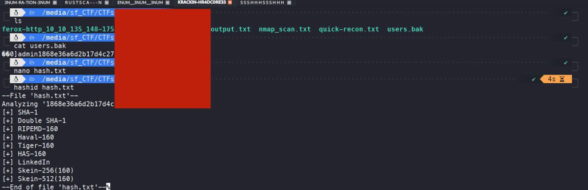 _0b1d1's tweet image. 🕳 Slipped in through a dusty backup.
🧬 Found a key hidden in XML.
🪓 John cracked it. I took root.
🛠 Swapped a binary game over.
🧠 Real power? Spotting what others don’t.
#CTF #Rooted #PrivilegeEscalation