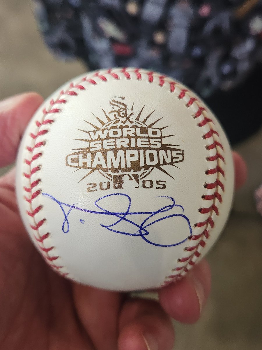 myermania's tweet image. It was a @whitesox 20th Anniversary World Series Celebration this weekend!