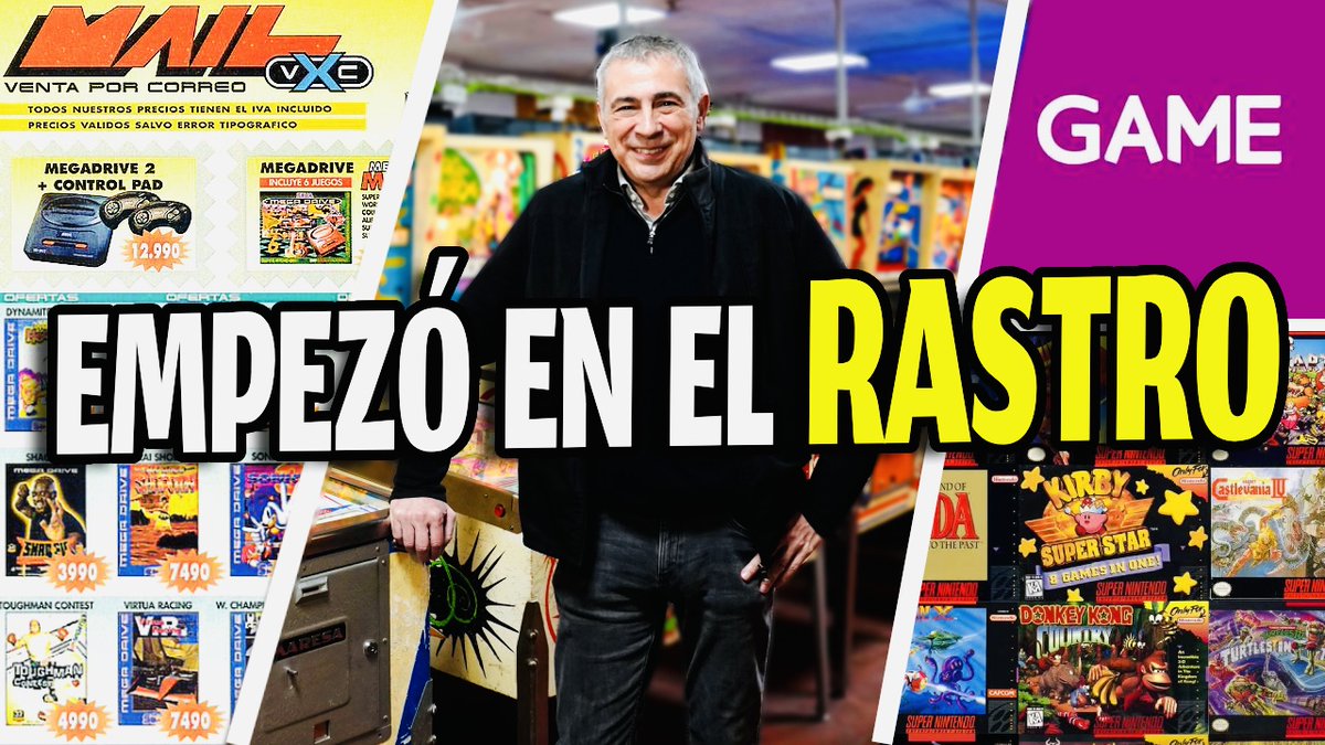 CreativoenJapon's tweet image. Hoy hablamos con Pablo Crespo, comenzó en el Rastro de Madrid y creó Centro Mail y posteriormente evolucionó a GAME. Una entrevista muy interesante
youtu.be/00OzgBz5oH4
¡GRACIAS por COMPARTIR!