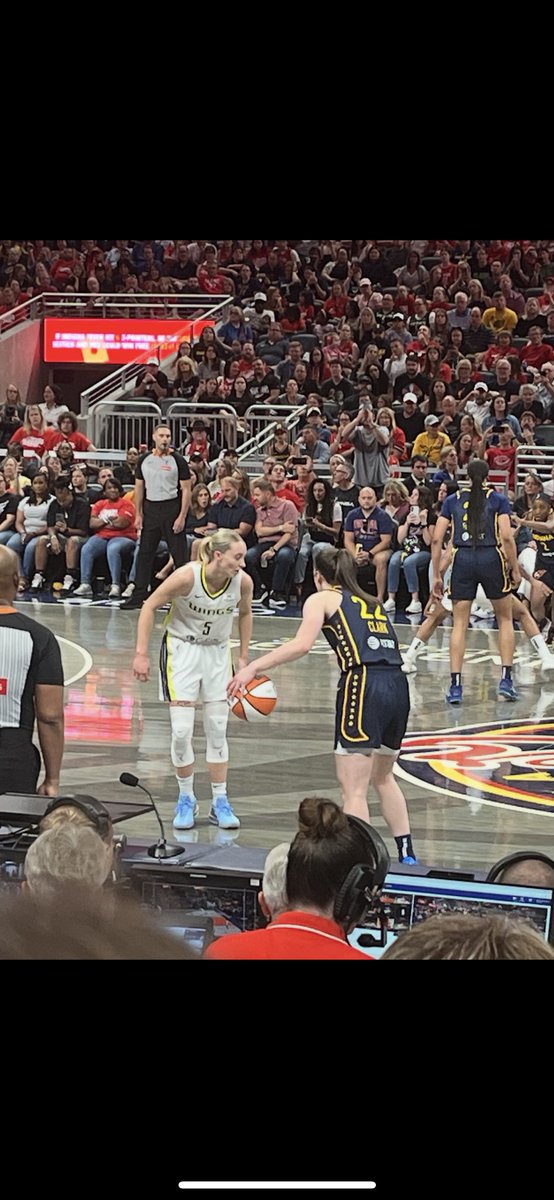 Caitlin vs Paige in the WNBA for the first time. #CatchTheFever