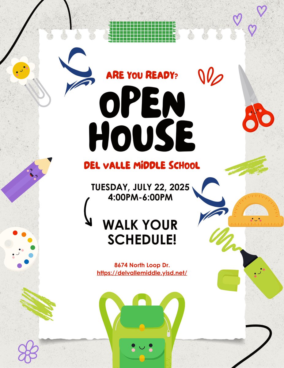 Del Valle Middle School (@del_valle_ms) on Twitter photo In person Registration / Open House! <a href="/Del_Valle_MS/">Del Valle Middle School</a> @BigBadBlue <a href="/vronicasworld/">Veronica Frias</a> <a href="/sramirez101/">Sara Ramirez, M.Ed</a> <a href="/LucianoAlcala2/">Luciano Alcala</a> <a href="/DVmiddlesports/">Richie Vasquez</a> <a href="/YISDAthletics1/">YISD Athletics</a> @DelValleLibrary @THEDISTRICT <a href="/OFOD/">Filip Birve</a> In person Registration / Open House! <a href="/Del_Valle_MS/">Del Valle Middle School</a> @BigBadBlue <a href="/vronicasworld/">Veronica Frias</a> <a href="/sramirez101/">Sara Ramirez, M.Ed</a> <a href="/LucianoAlcala2/">Luciano Alcala</a> <a href="/DVmiddlesports/">Richie Vasquez</a> <a href="/YISDAthletics1/">YISD Athletics</a> @DelValleLibrary @THEDISTRICT <a href="/OFOD/">Filip Birve</a>