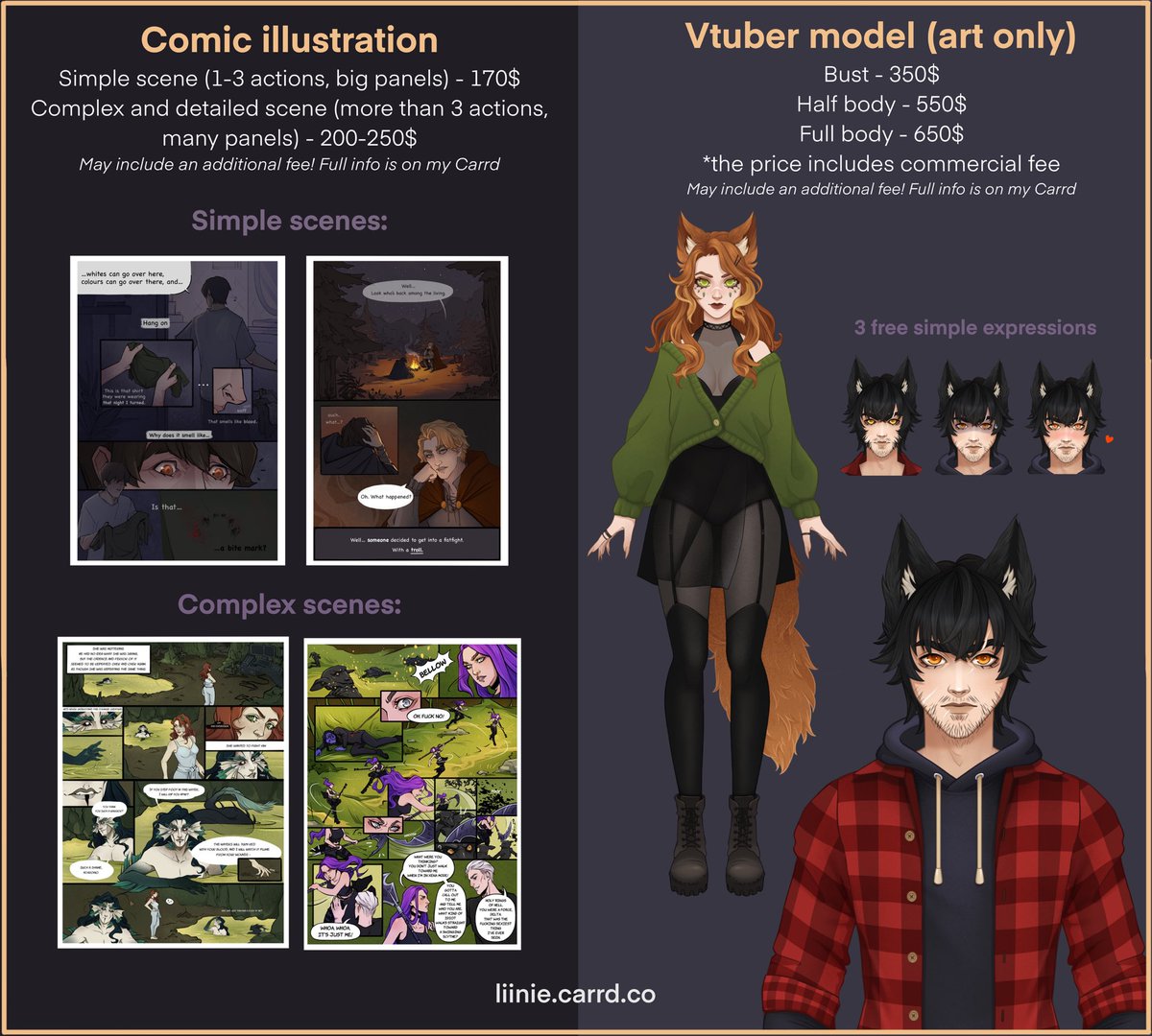 _Liina___'s tweet image. Since I'm currently in a pretty tough financial situation 🫠 I just wanted to remind you about my commission waitlist! 🥰
I’d be super grateful for your support (even just a repost helps!) ♥️ 

Full Info &amp;amp; request form are on my carrd ✨

liinie.carrd.co