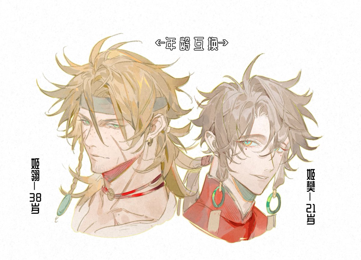 Raylily98's tweet image. If they meet in same age/age switch #Doodle #OC
