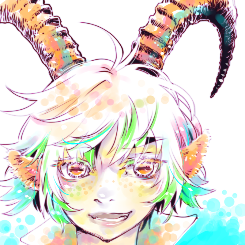 「なないろ堂のお試しキャンペーンに当たったので、描いた。せっかくなのであたおかフル」|くらた🐞のイラスト