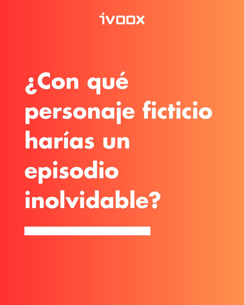 Si pudieras invitar a cualquier personaje ficticio a tu podcast... ¿A quién sería? 🤔

Desde superhéroes hasta villanos, todo vale.

¡Te leemos! 🧡👇