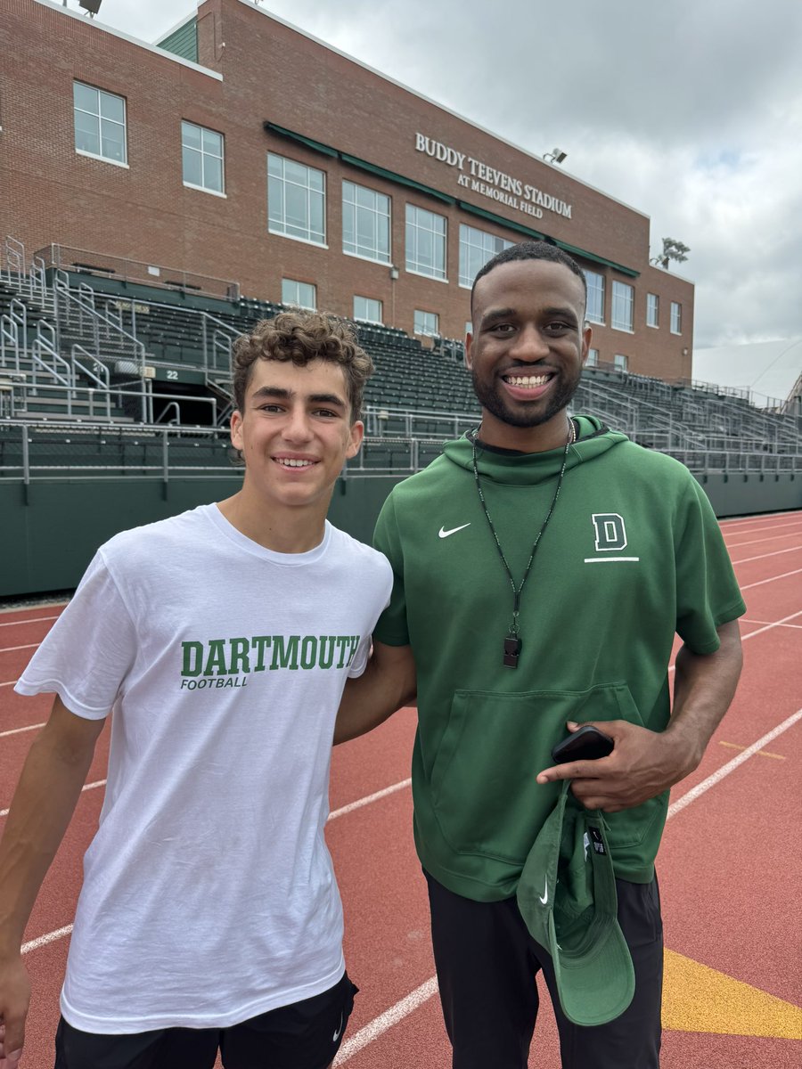 John Wormley (@johnwormley26) on Twitter photo Had a great time with <a href="/DartmouthFTBL/">Dartmouth Football</a>! Thank you to <a href="/Coach_BChapman/">Braxton Chapman</a> and <a href="/Coach_McCorkle/">Sammy McCorkle</a> for having me. Can’t wait to continue our relationship.
<a href="/BHS220Football/">Barrington Football</a> <a href="/thekickingcoach/">The Kicking Coach</a> <a href="/coach_dobes/">Don Dobes</a> <a href="/CoachDaft/">Kevin Daft</a> Had a great time with <a href="/DartmouthFTBL/">Dartmouth Football</a>! Thank you to <a href="/Coach_BChapman/">Braxton Chapman</a> and <a href="/Coach_McCorkle/">Sammy McCorkle</a> for having me. Can’t wait to continue our relationship.
<a href="/BHS220Football/">Barrington Football</a> <a href="/thekickingcoach/">The Kicking Coach</a> <a href="/coach_dobes/">Don Dobes</a> <a href="/CoachDaft/">Kevin Daft</a>