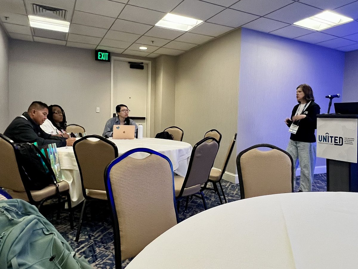 Doing my own PD on digital accessibility at #principalsUNITED! @katief dropped a big statistic from a Gallup poll: Teachers who use AI save 6 hours of work a week—6 weeks a year. They’re using it for personalized learning, planning, and feedback. And it’s helping burnout! #A11y