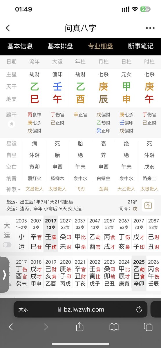 wuji421's tweet photo. 这到底有没有从，有人说辰有木气，但是年月柱是天地合 https://t.co/TU5HZE5MNN