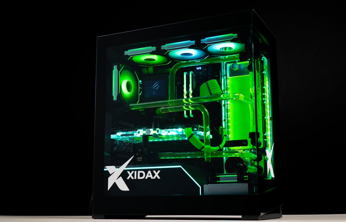 We love this green custom loop! But what color would you have gone with?
#xidax #gamingrig #gamingpc #customloop #custompc #pcbuild