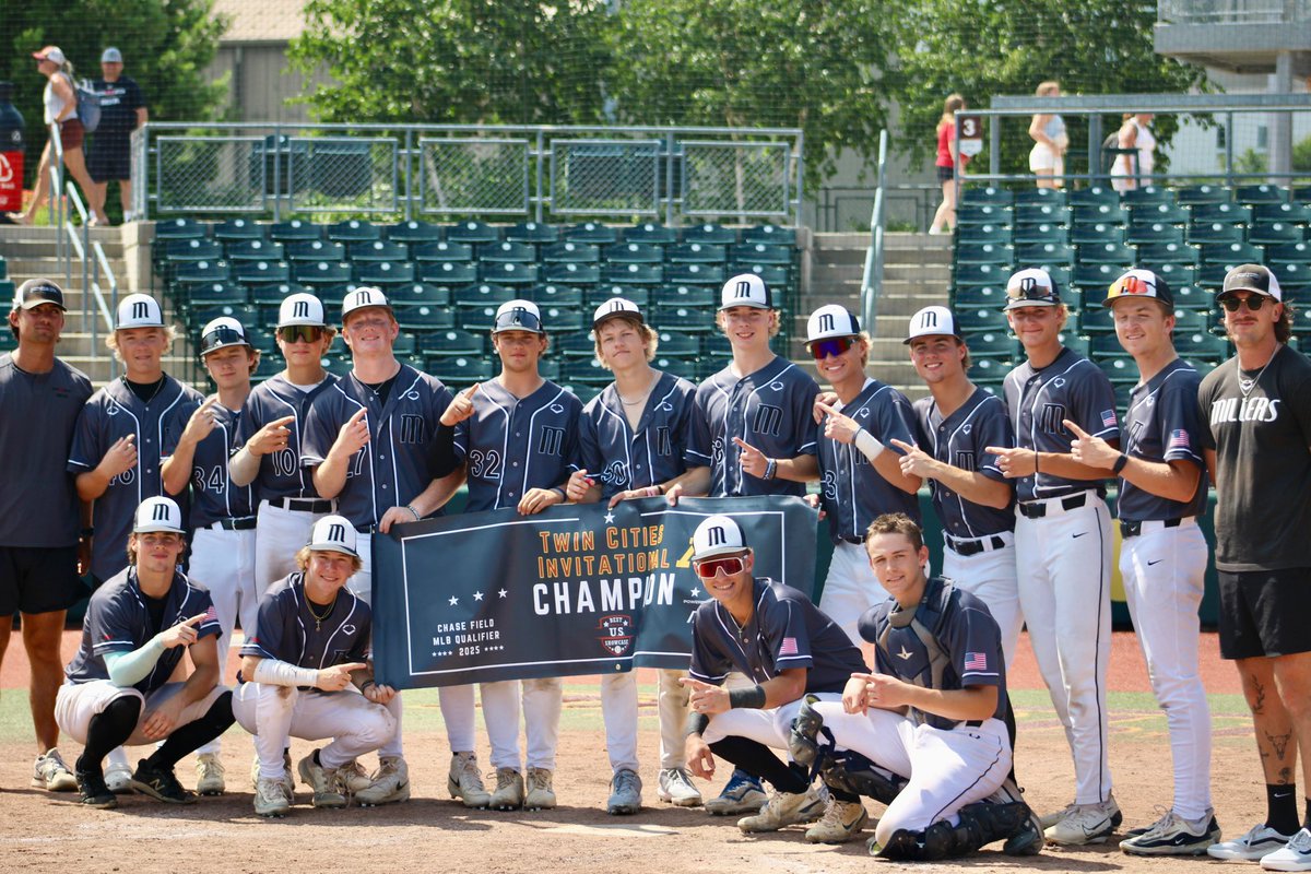 17U White Millers close out the Twin Cities Invitational Championship with a 6-3 win💪🏼🏆 Congrats boys!