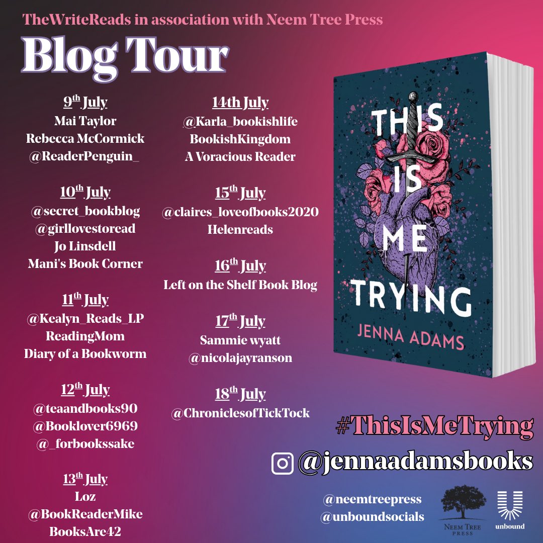 Kealyn_Reads_LP (@kealynreadslp) on Twitter photo This Is Me Trying by Jenna Adams
4.5/5 stars
goodreads.com/review/show/77…
This book is such a rollercoaster of heavy, difficult and destructive topics. It confronts you with accountability and the difference between right and wrong
<a href="/WriteReadsTours/">TheWriteReads OnTour</a> <a href="/The_WriteReads/">TheWriteReads</a> <a href="/NeemTreePress/">Neem Tree Press</a> This Is Me Trying by Jenna Adams
4.5/5 stars
goodreads.com/review/show/77…
This book is such a rollercoaster of heavy, difficult and destructive topics. It confronts you with accountability and the difference between right and wrong
<a href="/WriteReadsTours/">TheWriteReads OnTour</a> <a href="/The_WriteReads/">TheWriteReads</a> <a href="/NeemTreePress/">Neem Tree Press</a>