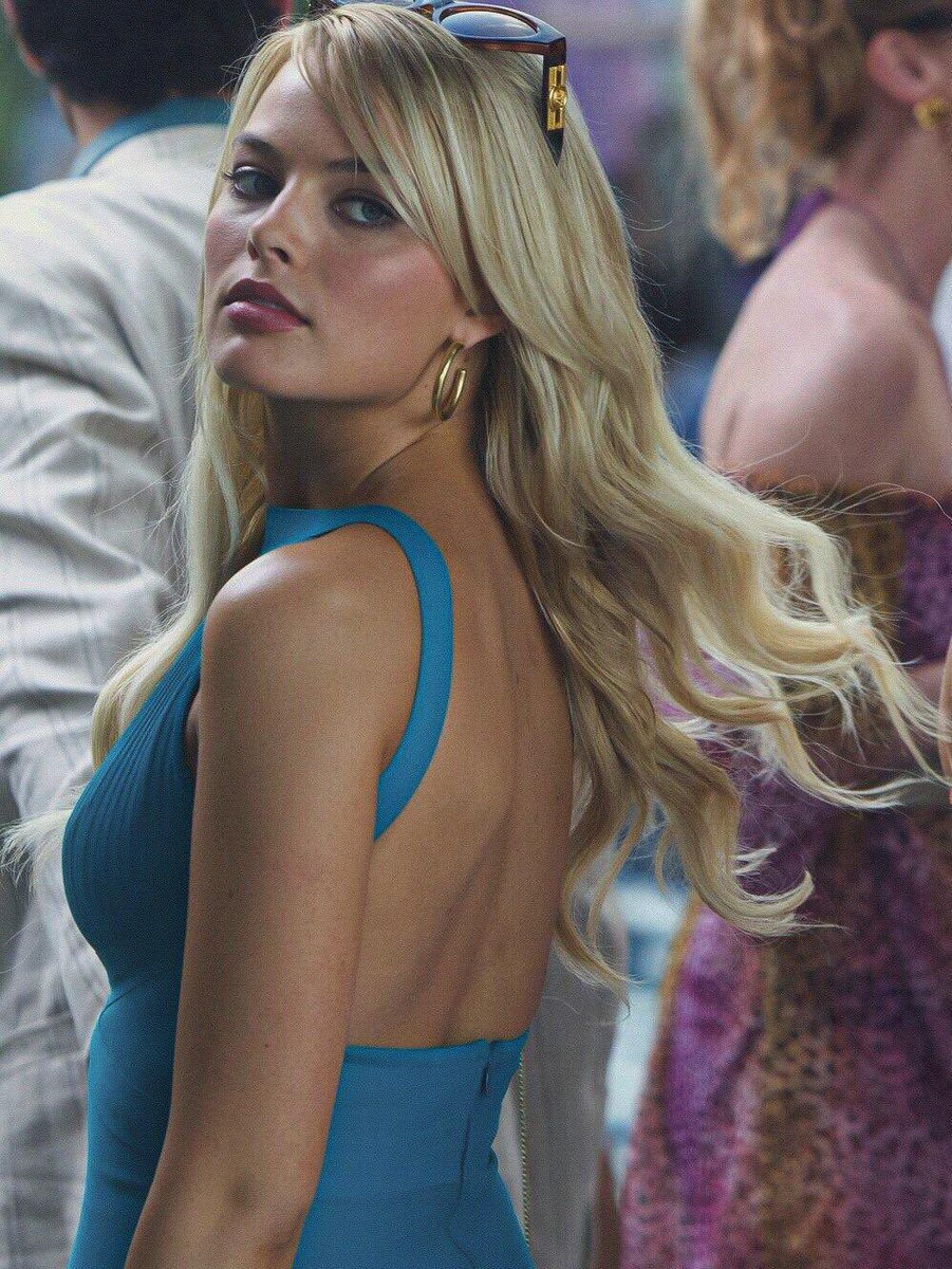 blue dress wolf of wall street Margot Robbie Blue Dress The Wolf Of Wall Street  LausenCrafts