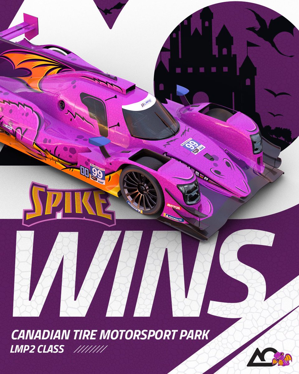 Checkered flag at <a href="/CTMPOfficial/">CTMP</a>. Spike takes his first win in the <a href="/IMSA/">IMSA</a> WeatherTech series with <a href="/pjhyett/">PJ Hyett</a> and Dane Cameron! 

Winner sale! Visit aoracing.com/store and use code OHCANADA to save 20%!