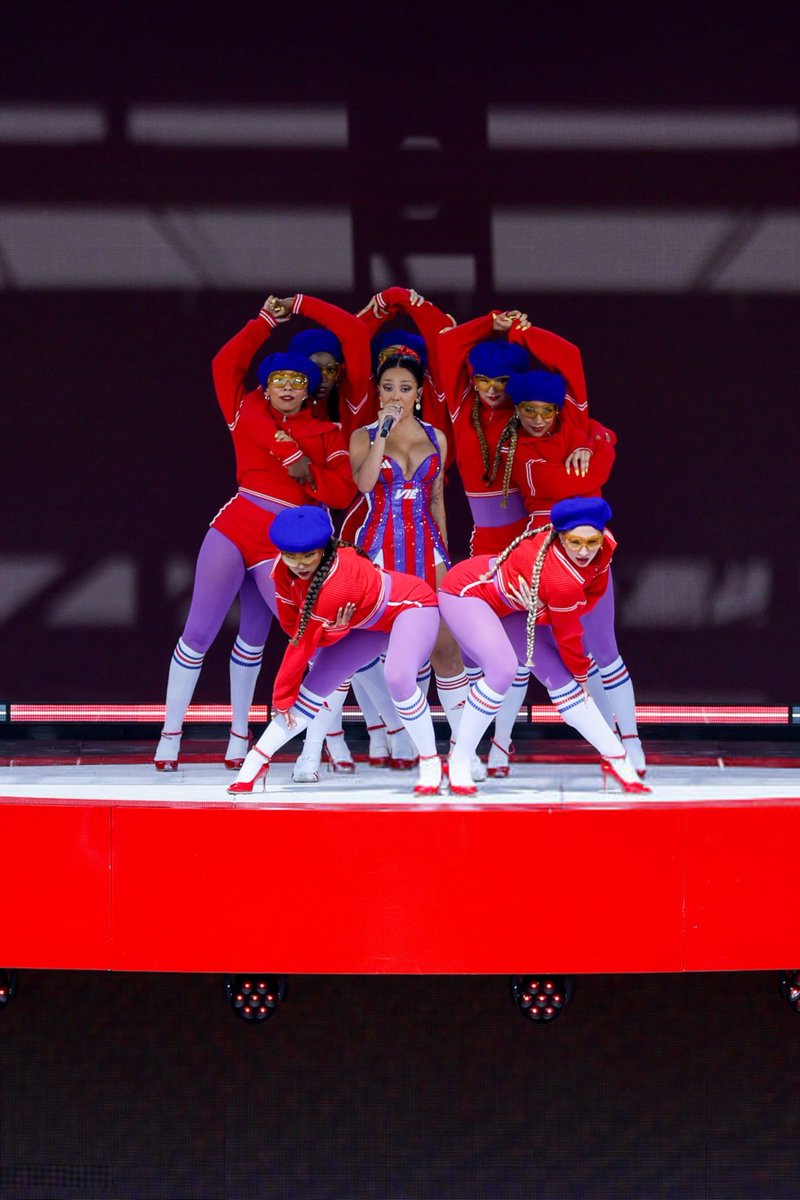 TheKittensRoom's tweet image. Doja Cat at the 2025 FIFA Club World Cup #VIE2025