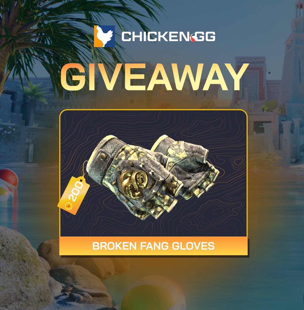 BCX91 (@backz_) on Twitter photo 🚨100$ Giveaway Sponsored by Chicken.GG
🌞1 MILLION Coin Summerevent!
💸Calender, Raffles, Leaderboards, Summer Store, SO MANY CRAZY REWARDS!!!
☑️To Enter:
1⃣Follow me and <a href="/chickendotgg/">Chicken.GG</a>
2⃣Retweet + Like
3⃣Tag 3 Friends
❗️Optional:
Sign up via my link and use 🚨100$ Giveaway Sponsored by Chicken.GG
🌞1 MILLION Coin Summerevent!
💸Calender, Raffles, Leaderboards, Summer Store, SO MANY CRAZY REWARDS!!!
☑️To Enter:
1⃣Follow me and <a href="/chickendotgg/">Chicken.GG</a>
2⃣Retweet + Like
3⃣Tag 3 Friends
❗️Optional:
Sign up via my link and use