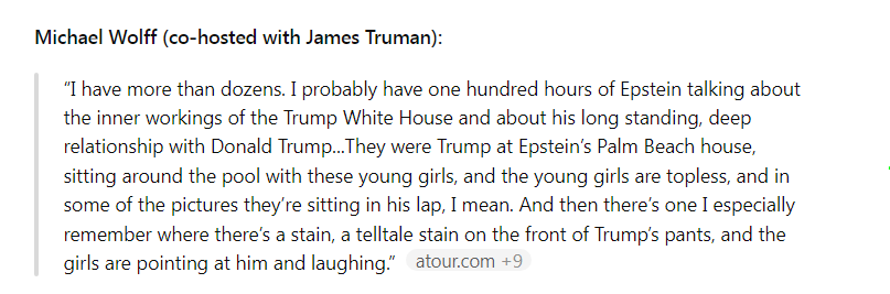 RobertLusetich's tweet image. Part Dominick Dunne, part Bob Woodward, @MichaelWolffNYC has written 4 insider books on Trump & says #Epstein showed him photos before the FBI raided his homes in 2019. #Bondi said she got a "truckload" of evidence from FBI's SDNY office, but won't release it. #EpsteinFiles